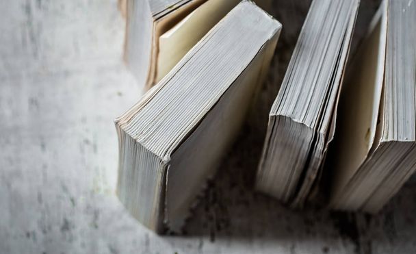 book on wooden background with space for text, concept of knowledge - Photo, Image