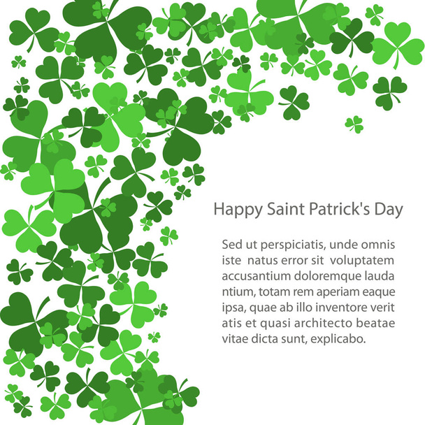 St Patricks Day background - Vector, Image