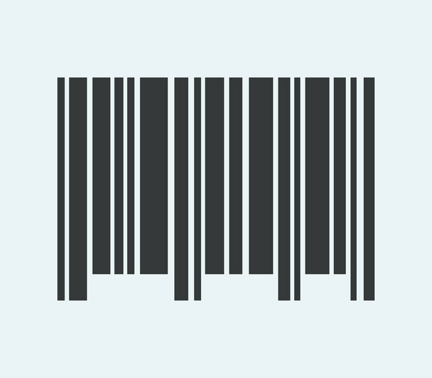Ikona Čárový kód zobrazen na bílém pozadí - Vektor, obrázek