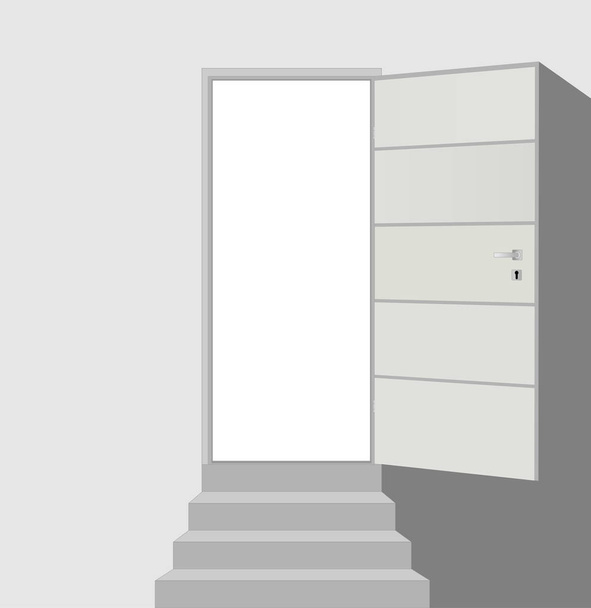 Відкриті двері і прямі
 - Вектор, зображення