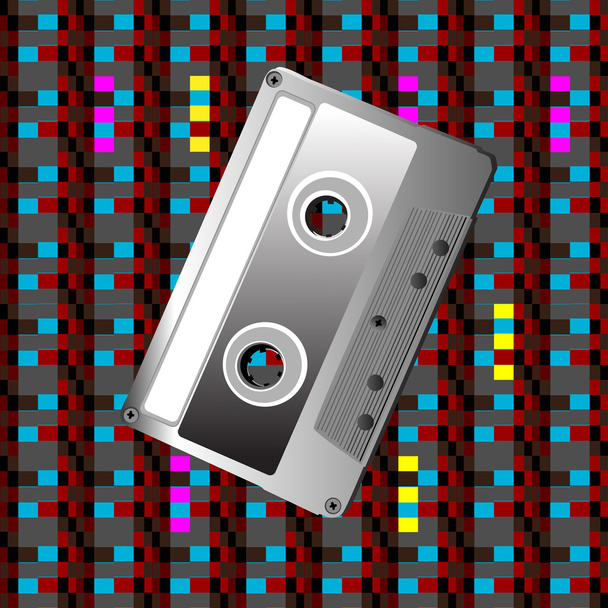 Tape on a digital pattern - Photo, Image