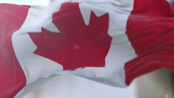 Amazing Canadian flag on slow motion. - Footage, Video