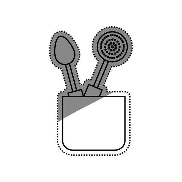 Kuchyňské nádobí cook - Vektor, obrázek