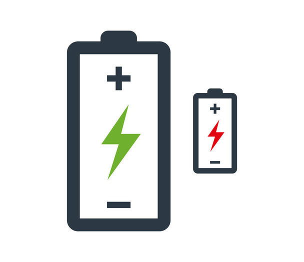 Батарея с Flash Icon Design
 - Вектор,изображение