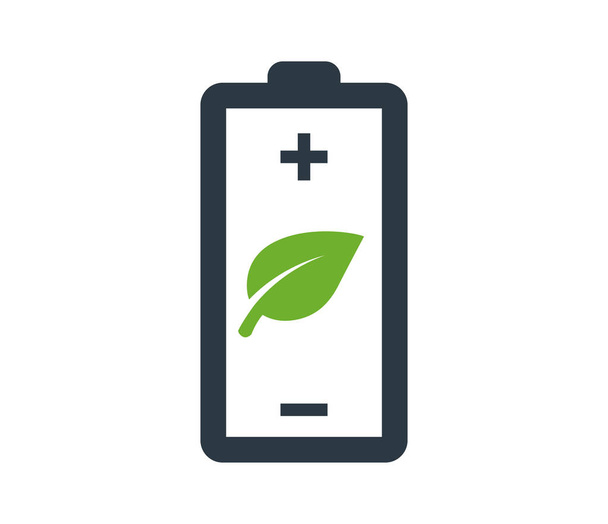 Ekologicky šetrné baterie Logo - Vektor, obrázek