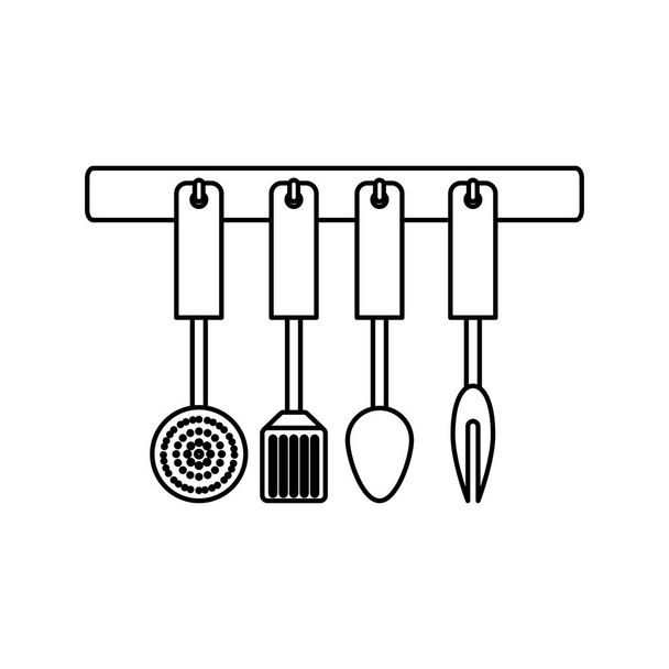 Kuchyňské nádobí cook - Vektor, obrázek