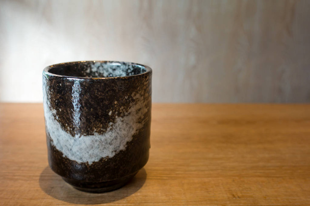 Japanese green tea matcha Art Mug with copy space - 写真・画像