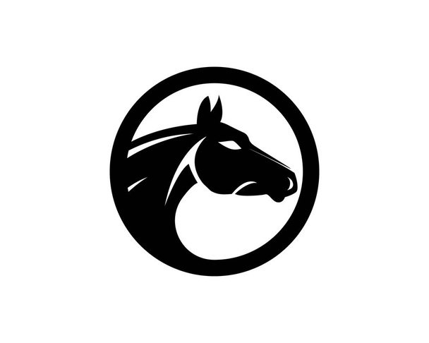 Vecteur de logo cheval et icônes de modèle
 - Vecteur, image