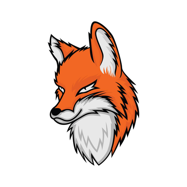 Fox κεφάλι εικονογράφηση φορέας - Διάνυσμα, εικόνα