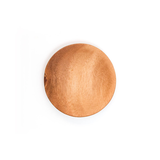 Wooden disk on white background. - Photo, Image