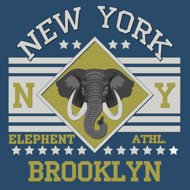 New york Brooklyn sport - Vector, afbeelding