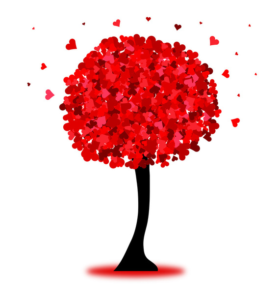 Δέντρο αγάπης - Διάνυσμα, εικόνα