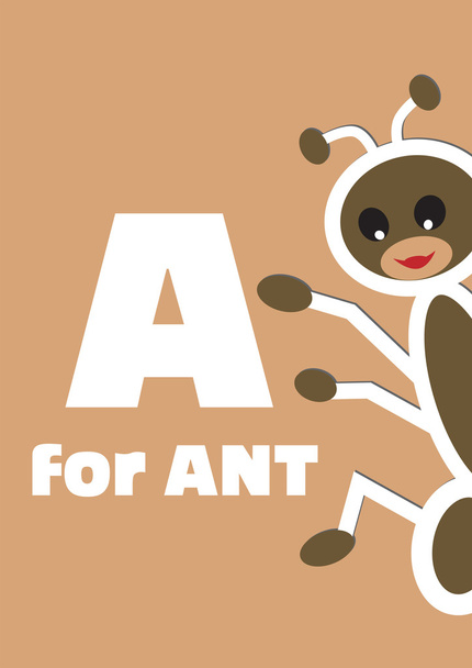 A per la formica, un alfabeto animale per i bambini
 - Vettoriali, immagini