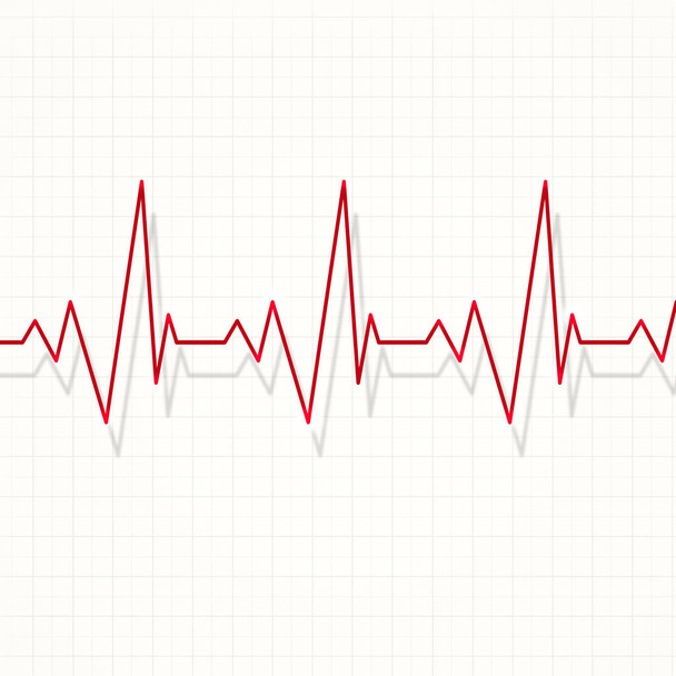 Szív impulzus Cardiogram - Fotó, kép