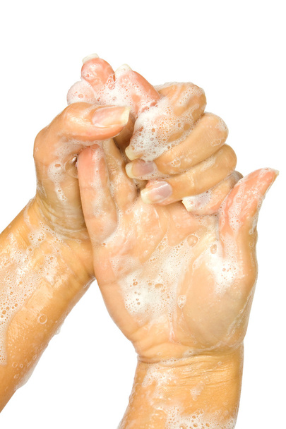 Soap female hands - Φωτογραφία, εικόνα