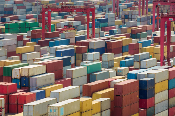 Shanghai Harber Container Box - Foto, Bild