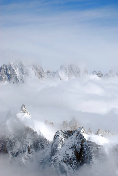 Alpes em casaco de inverno
 - Foto, Imagem
