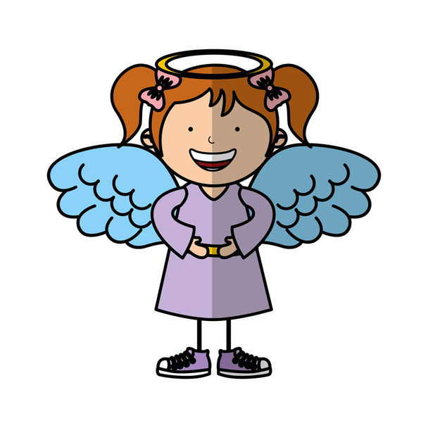 figurka anděl dívka - Vektor, obrázek