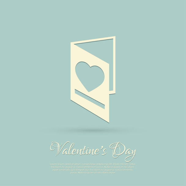happy Valentine's day card - Vector, Image