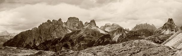 Dolomites, Landscape sepia - Italy - Photo, Image