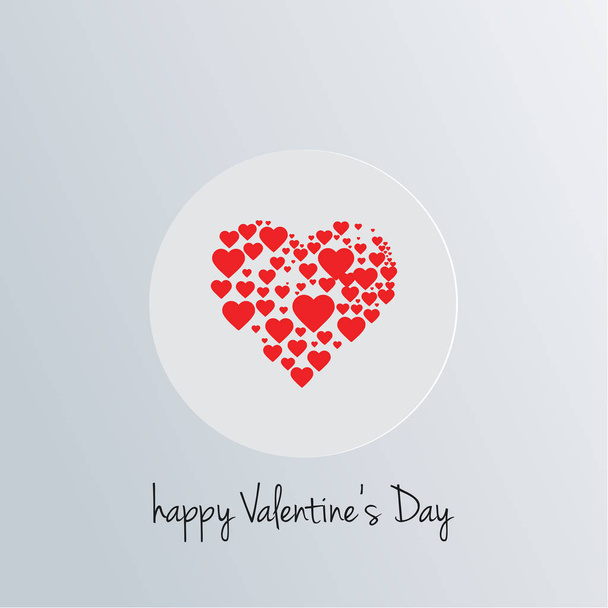 happy Valentine's day card - Vettoriali, immagini