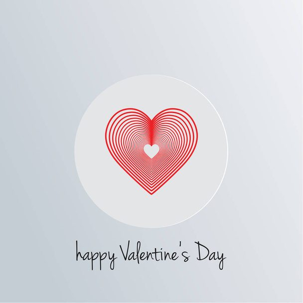 happy Valentine's day card - Vektor, kép