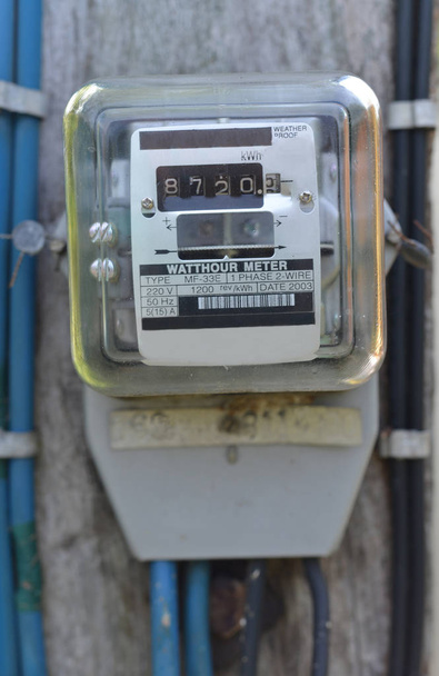 Watt saat elektrik metre ölçüm aracı - Fotoğraf, Görsel