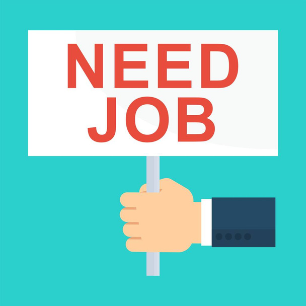 need job image - Vetor, Imagem