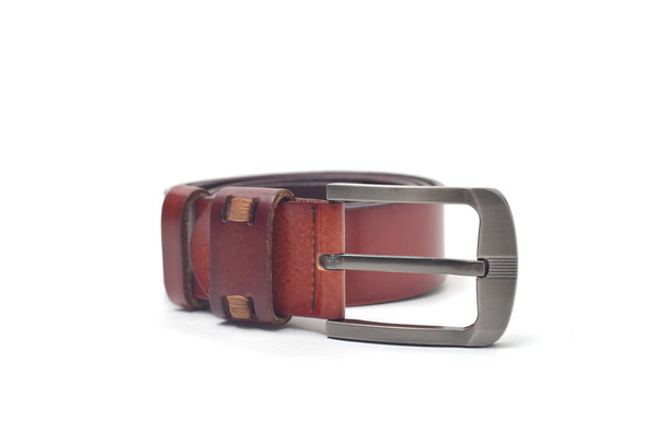 Cinturón cuero marrón
 - Foto, Imagen