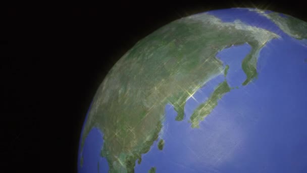 Off center varrat nélküli hurok tetején fény halvány globe (arany változat) - Felvétel, videó