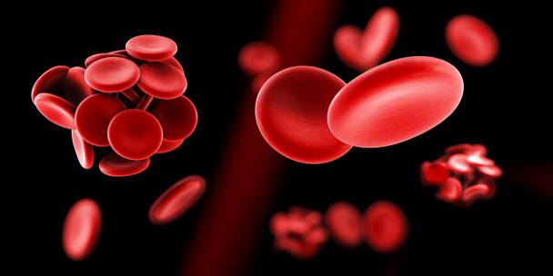 Caillot sanguin et thrombose médicale illustration 3D
 - Photo, image
