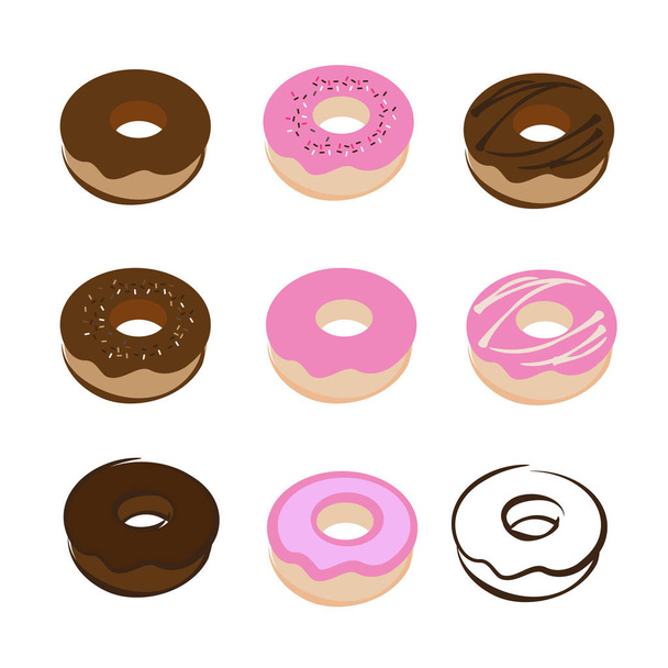Donut donut bakkerij  - Vector, afbeelding
