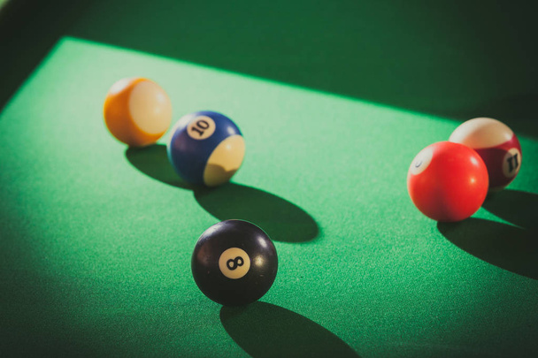 Snooker ball on billiard table - Photo, Image
