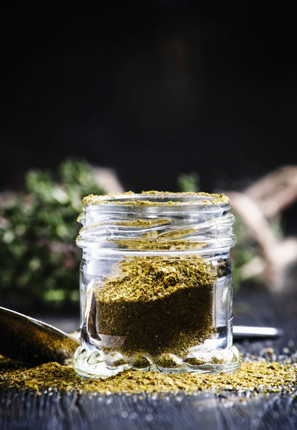 Traditional Caucasian seasoning with herbs and spices - Photo, Image