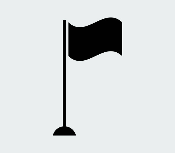 icône drapeau illustrée sur un fond blanc
 - Vecteur, image