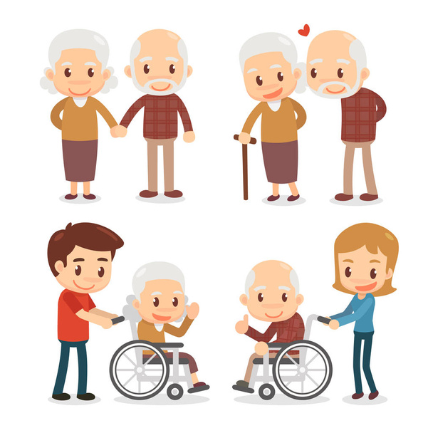 Elderly couple. Seniors couple. - Photo, Image
