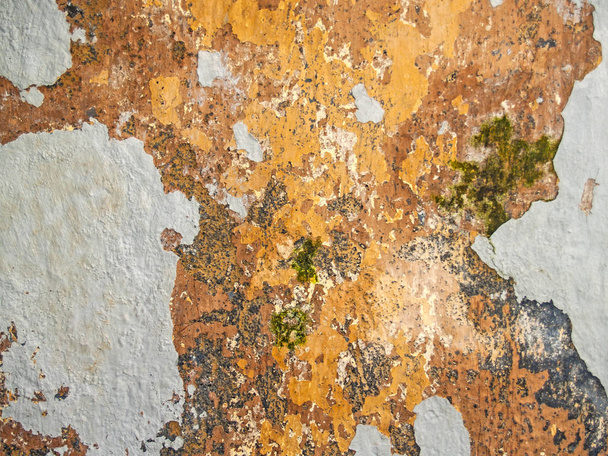 Textura hnědé vlhké zdi - Fotografie, Obrázek