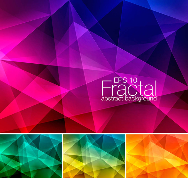 Fractal abstract background - ベクター画像