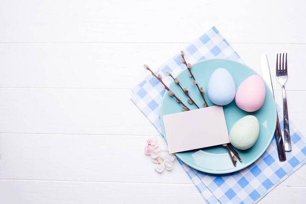 Easter table setting - Photo, Image