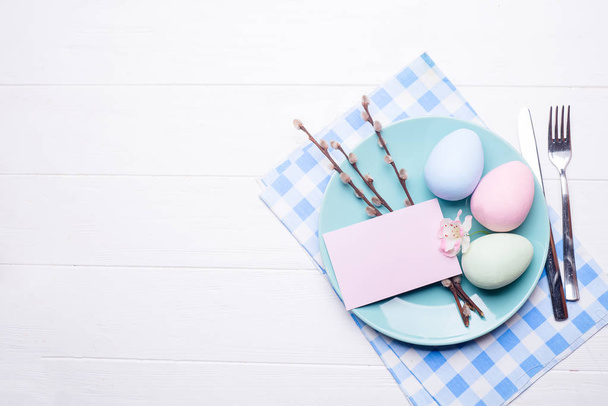 Easter table setting - Foto, Imagem
