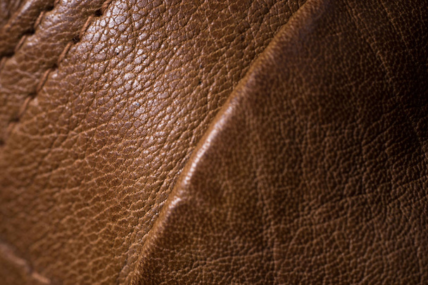 Leather texture. Leather jacket texture - Фото, изображение
