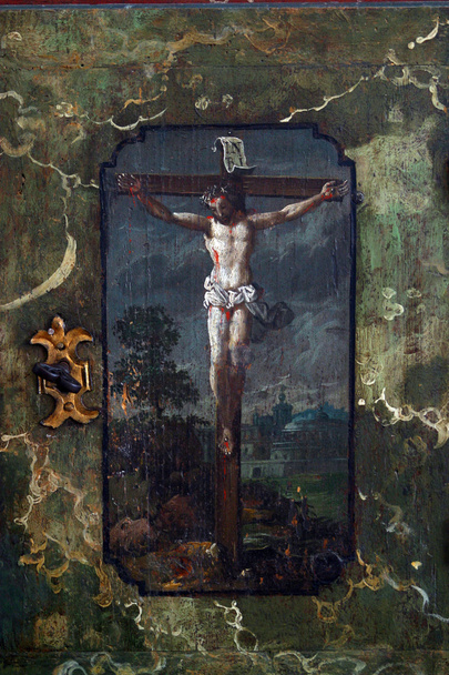 Jesús crucificado en la cruz - Foto, Imagen