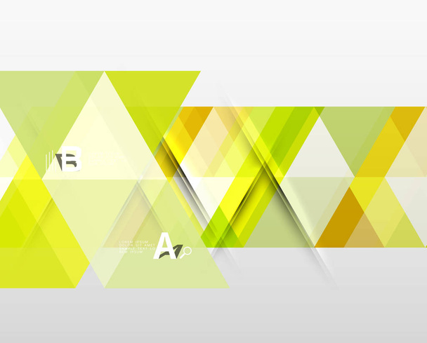 Vektor háromszög banner - Vektor, kép