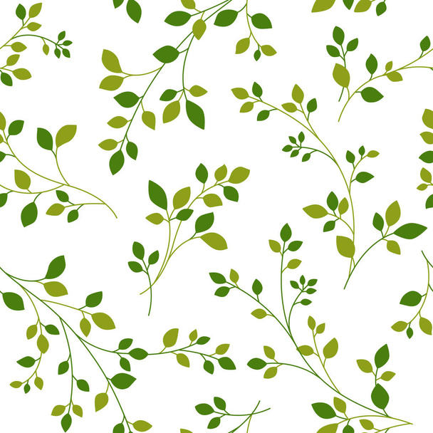 Leaf illustration pattern - Vector, imagen