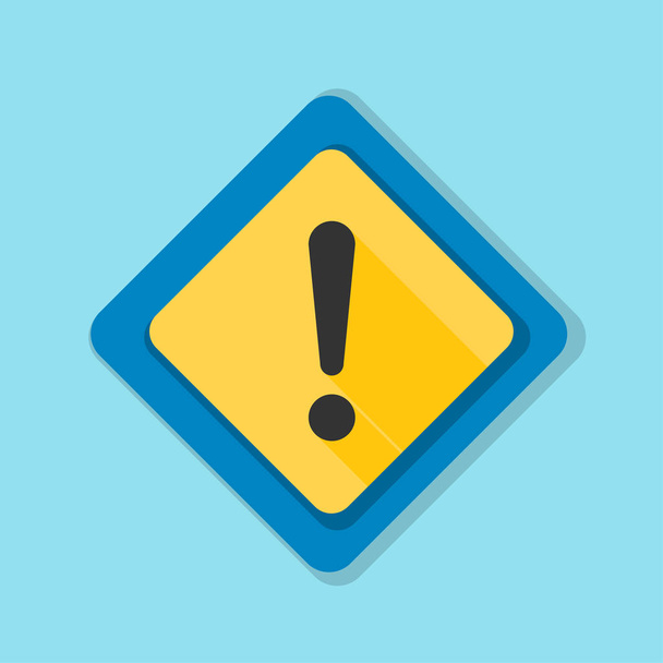 Exclamation Danger sign - Vector, Image