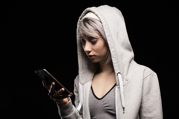 woman using smartphone - Foto, Imagen