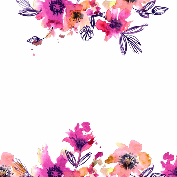 Acuarela pintada a mano primavera abstracta
 - Foto, imagen