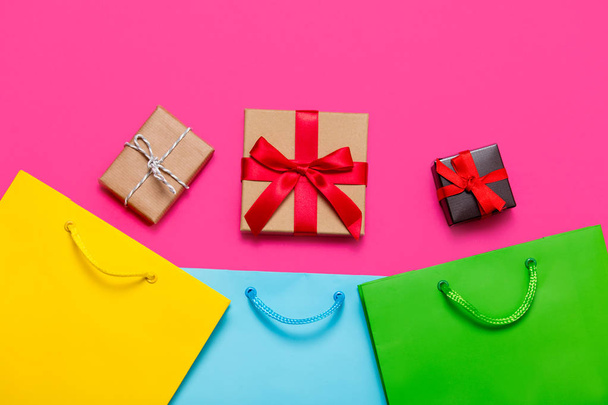 gifts and bags - Фото, изображение