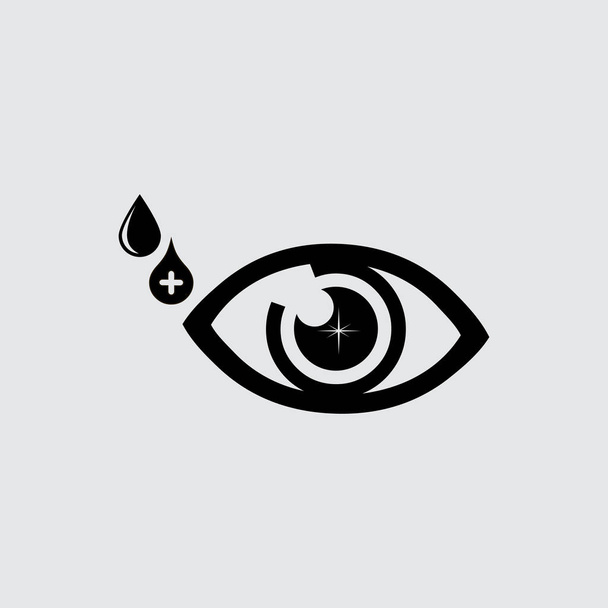 Икона "Глаз плоский"
 - Вектор,изображение