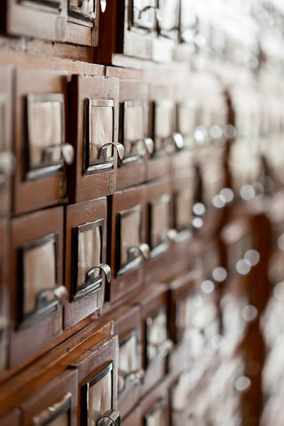 Archive lockers in the library - Foto, immagini